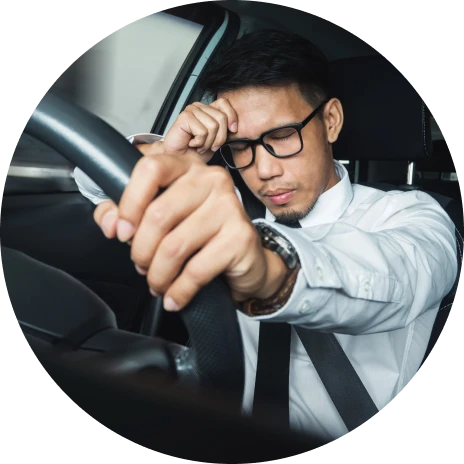 長途駕駛或夜班工作